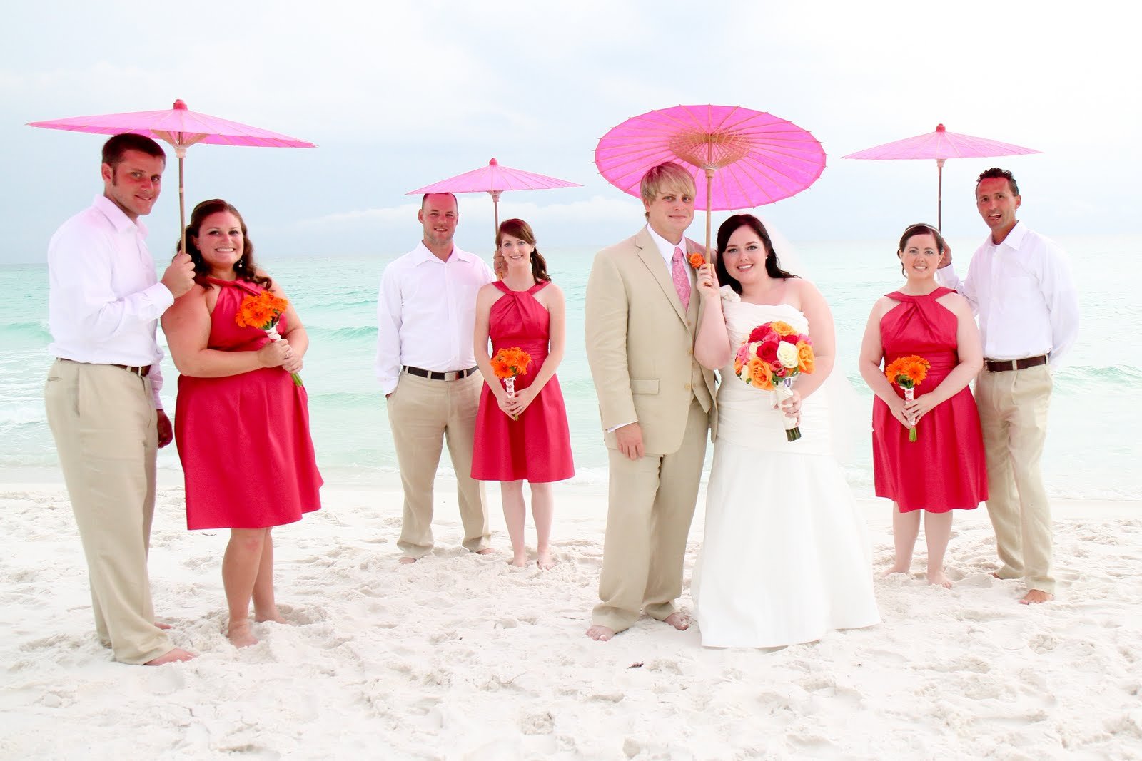 Parasol Umbrellas For Destin Beach Weddings Panama City Beach