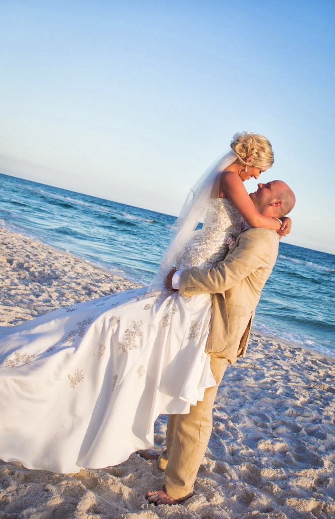 destin romantic beach wedding