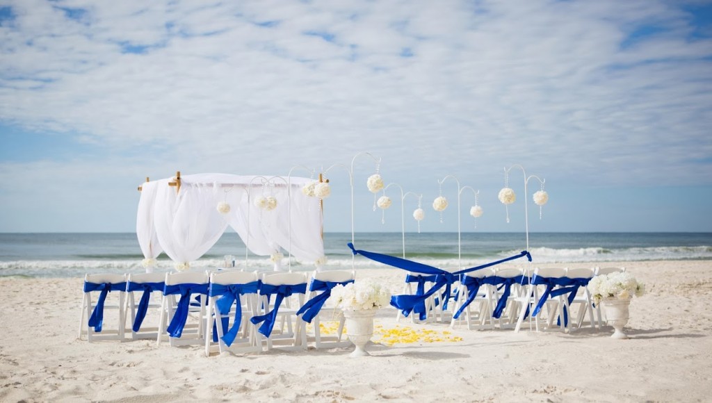 navy beach wedding destin