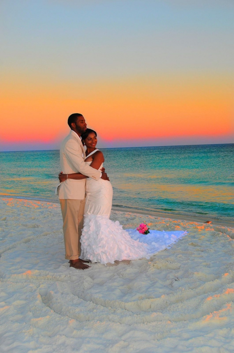 Real Princess Destin Beach Weddings Tiffany and Harvey