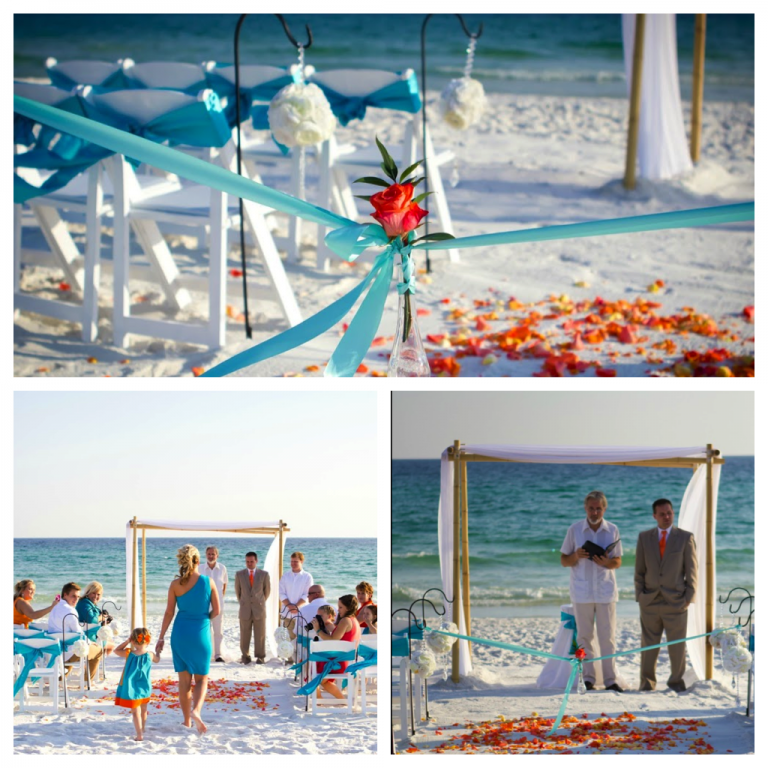 destin beach wedding