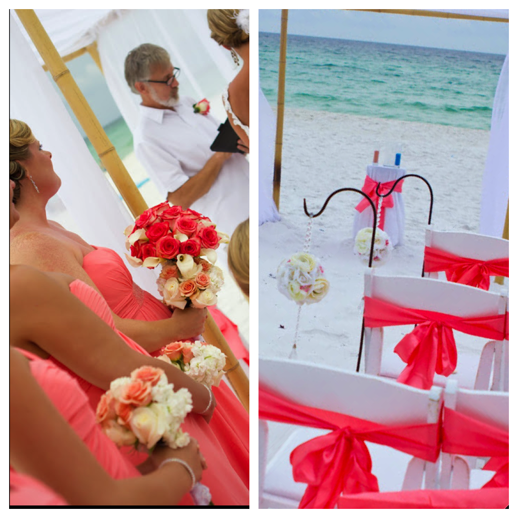 destin coral beach wedding