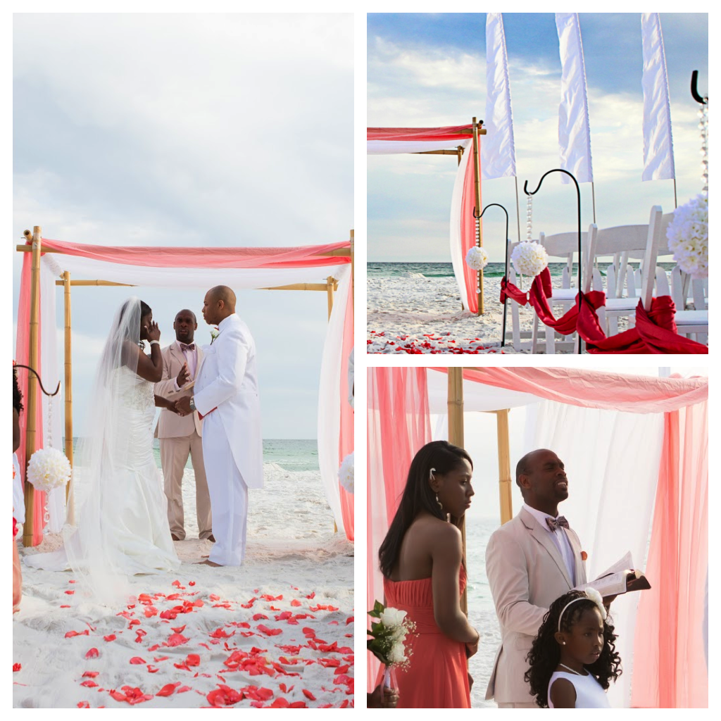 destin beach wedding ceremony
