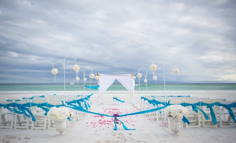 turquoise destin beach wedding package