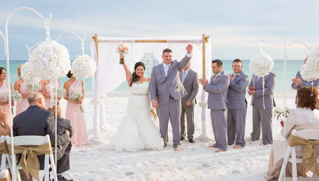 destin wedding ceremony on the beach