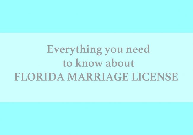 Info about Florida marriage license in Panama City Beach