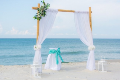 Bamboo Arbor Panama City Beach Wedding