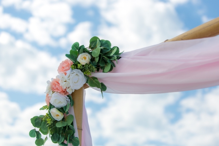 Panama City Beach Wedding arbor