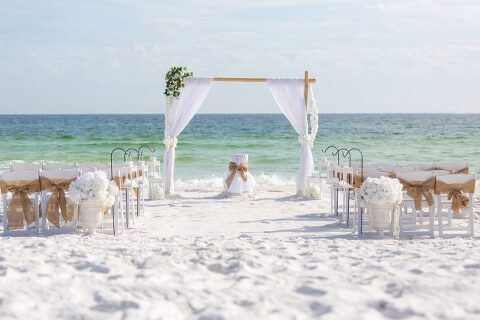 St Augustine Beach Wedding 