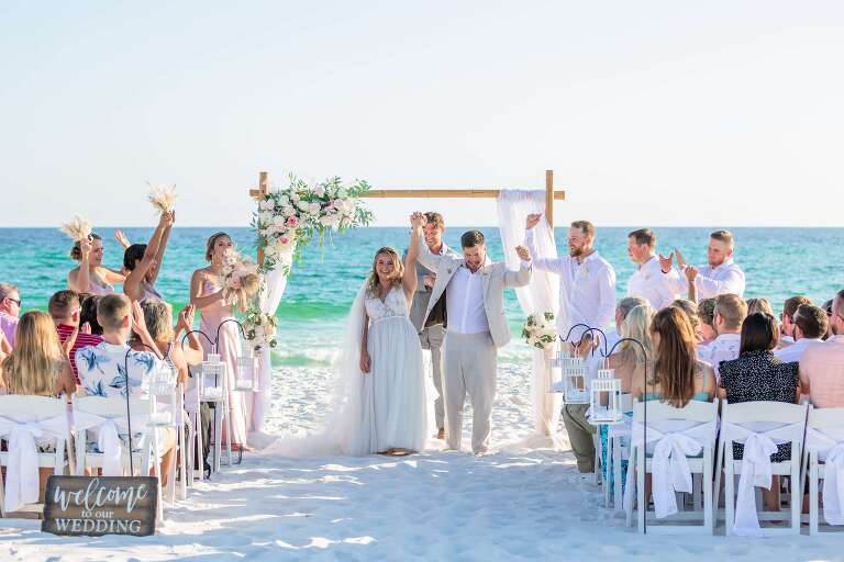 Panama City beach wedding ceremony