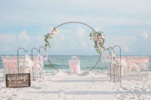 Panama City beach wedding ceremony decorations