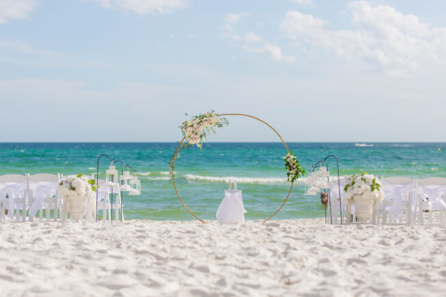 beach wedding in destin florida