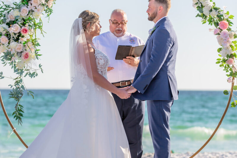 beach wedding in Destin Florida